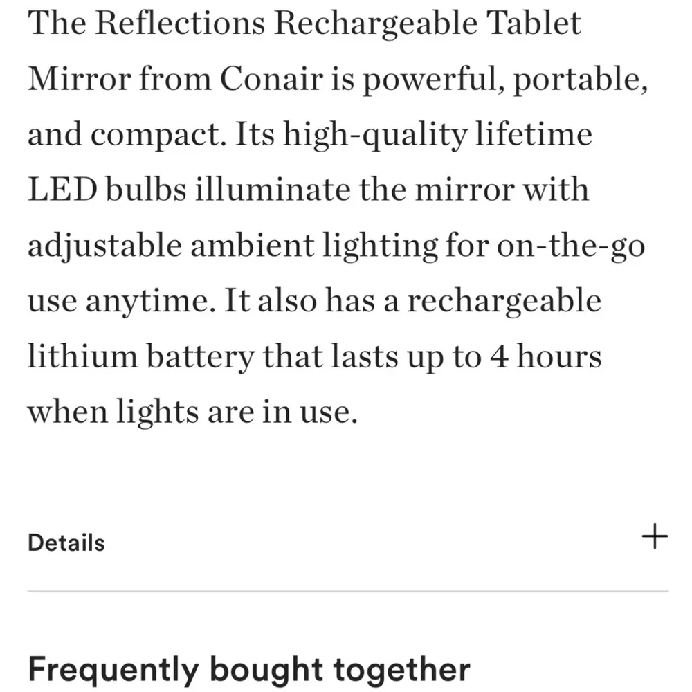 New! Conair HALO Magnified Mirror- Travel - Picture 8 of 9